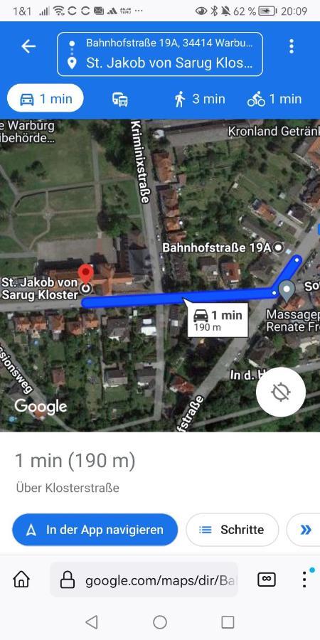 Warburg, Fewo "Sweet Home" 2,5 Zi- Eg-Separater Eingang - Parkplatz - Terasse- Komfortabel,Renoviert Экстерьер фото